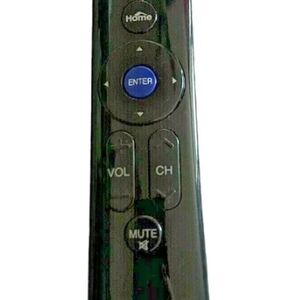 LG Black Remote with Blue Enter Button